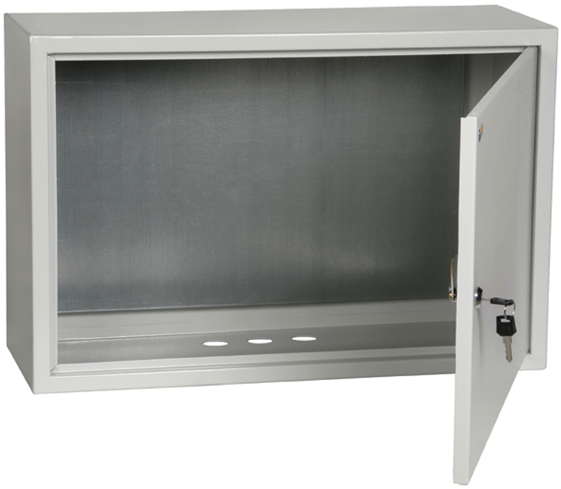 Корпус металлический ЩМП-4.6.2-0 400х600х250 УХЛ3 IP31 с монтажной платой (YKM40-462-31) Корпус металлический с монтажной платой