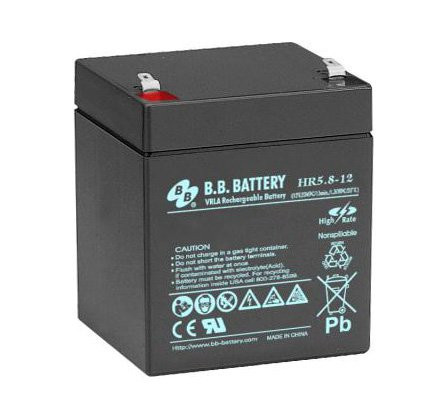 B.B. Battery HR 5,8-12 Аккумулятор герметичный свинцово-кислотный