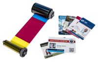 ASOL-YMCKO250 Лента полноцветная с черной панелью и оверлеем (YMCKO) с чистящим роликом