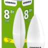 Лампа светодиодная C35 свеча 8Вт 230В 3000К E14 GENERICA (LL-C35-08-230-30-E14-G) Лампа светодиодная