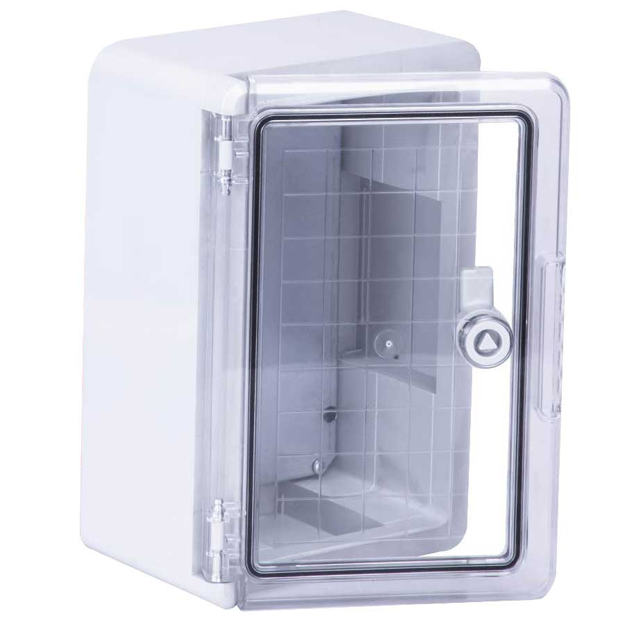 Корпус пластиковый навесной ЩМПп 300х200х130 прозрачная дверь УХЛ1 IP65 с монтажной платой (MKP92-N-302013-65) Корпус пластиковый прозрачная дверь