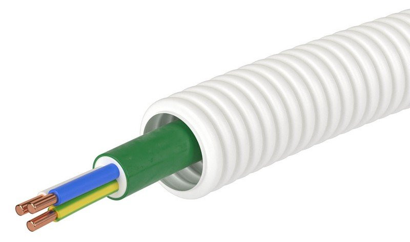 Труба ПЛЛ D20 + ППГнг(А)-HF 3х1,5 (ГОСТ+) (8L82050HF)