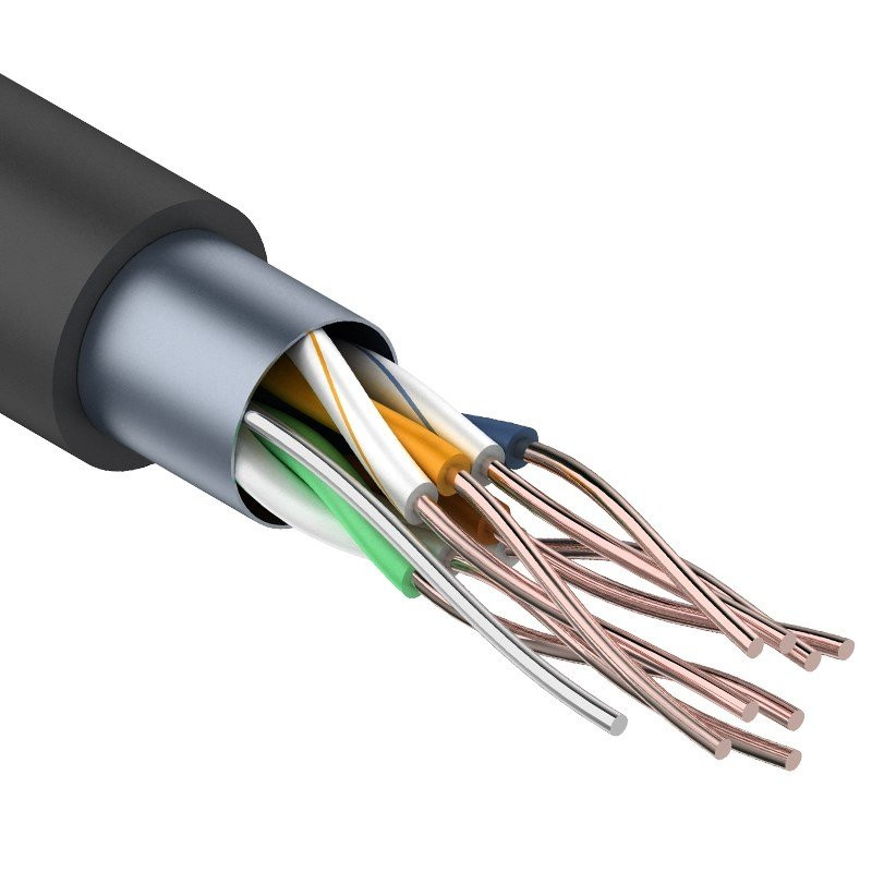 F/UTP 4PR 24AWG CAT5e OUTDOOR 305м CCA PROCONNECT (01-0146-3) Кабель «витая пара» (LAN) для структурированных систем связи