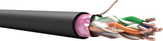 TechnoLAN F/UTP Cat 5e PE 4х2x0,52 Кабель «витая пара» (LAN) для структурированных систем связи