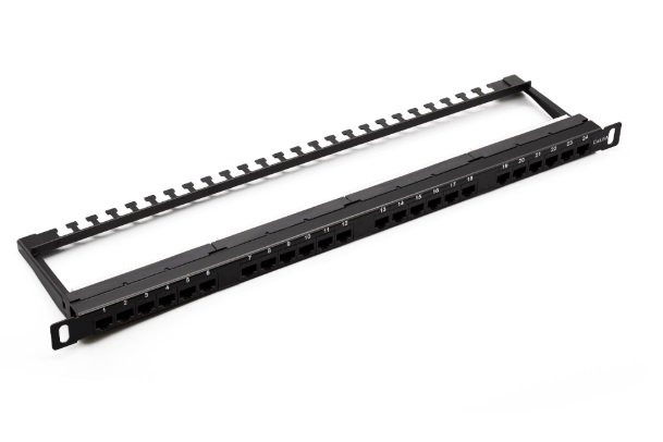 Патч-панель высокой плотности 19", 24xRJ-45, UTP, 6A, 0,5U (10-0426) Патч-панель высокой плотности 19"