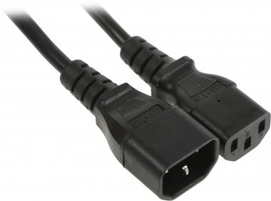 Шнур сетевой IEC 320 C13 - IEC 320 C14 3х0,75мм², длина 1,8м REXANT (04-2723) Кабель питания