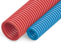 Труба ПНД защитная для МПТ (пешель) синяя D16/10,7мм (PR02.0094) Труба гофрированная