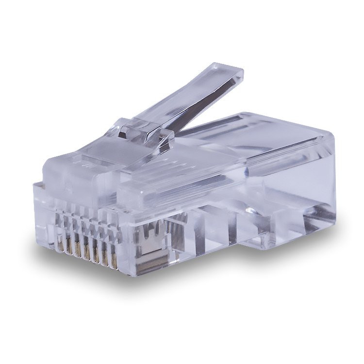 Коннекторы 8P8C UTP Cat.5e 50U (RJ-45) (100шт) (10-0207) Разъем RJ-45