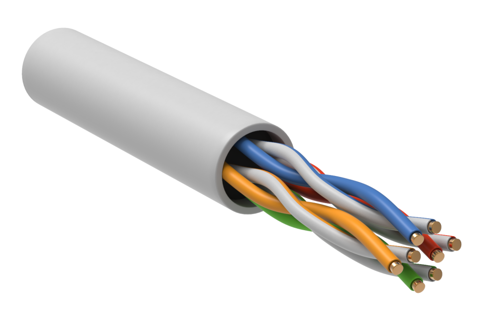 GENERICA U/UTP кат. 5E 24AWG 4 пары LSZH INDOOR белый (BC1-C5E04-128-100-G) Кабель «витая пара» (LAN) для структурированных систем связи