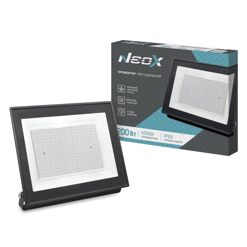 ДДО-8 200Вт 6500К 20000Лм 100лм/Вт IP65 Прожектор светодиодный