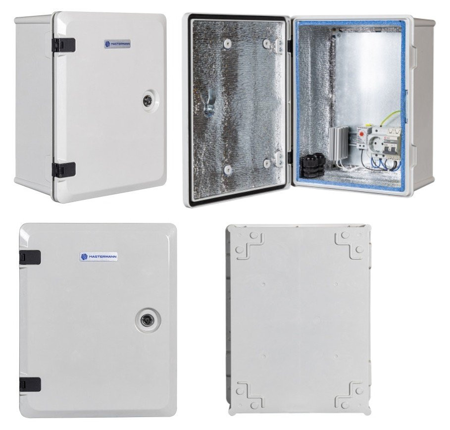 Mastermann-Пластик-2УТ+ Шкаф монтажный композитный