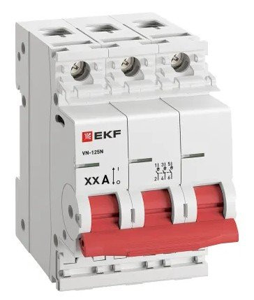 ВН-125N 3Р 125А PROXIMA (S1253125) Выключатель нагрузки