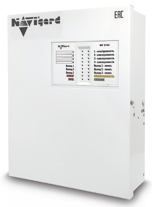 NV 2104 Прибор приемно-контрольный охранно-пожарный