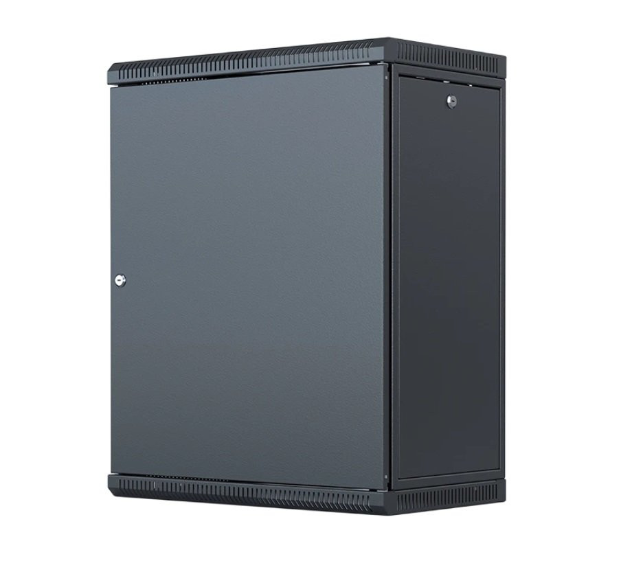 ШТ-НСрМ-15U-600-450-М-Ч (130411-02707) Шкаф телекоммуникационный 19" настенный 15U