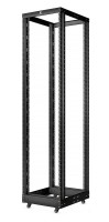 RA-37U-1000-BK (10159c) Открытая стойка 19", 37U, двухрамная, усиленная, цвет черный