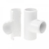 Тройник разборный белый D25 мм (PR13.02455) Тройник
