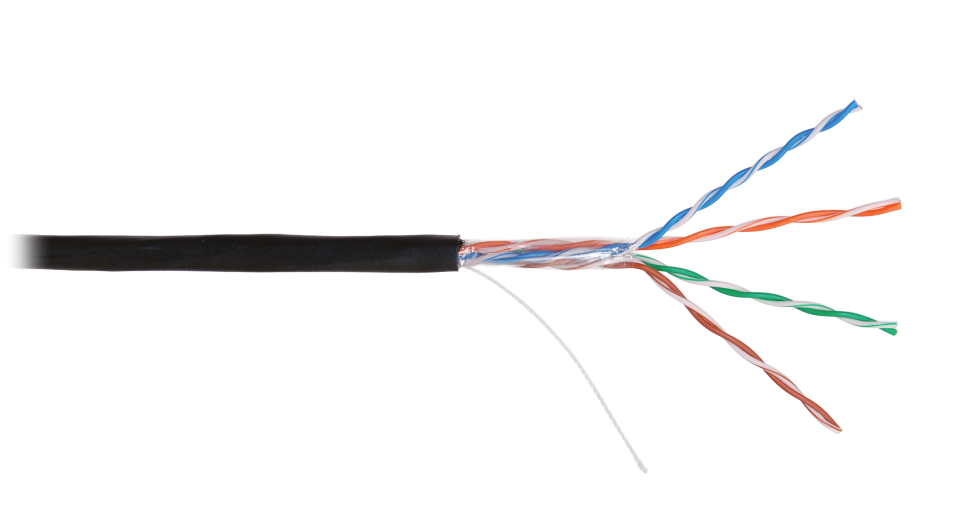 U/UTP 4pair, Cat5e, Solid, In/Out, нг(А)-HF (NMC 9100C-BK) Кабель «витая пара» (LAN) для структурированных систем связи