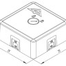 КМ-О (8к)-IP41-s Коробка монтажная огнестойкая