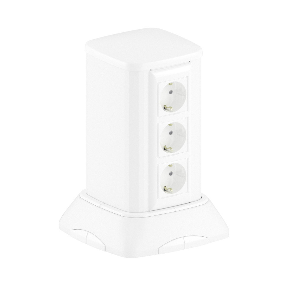 Миниколонна алюминиевая, 0.25 м, белый (19522) Миниколонна алюминиевая