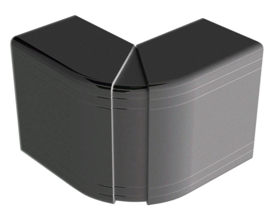 Угол внешний 110х50 (80-120°) изменяемый черный (01052A) Угол внешний изменяемый