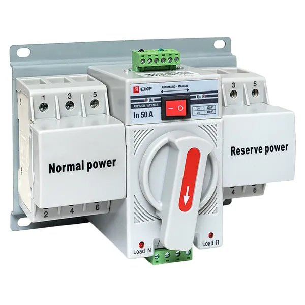 АВР МСB 50А (C) 3Р 400В PROxima (ats-mcb-50c-3p-pro) Устройство автоматического ввода резерва