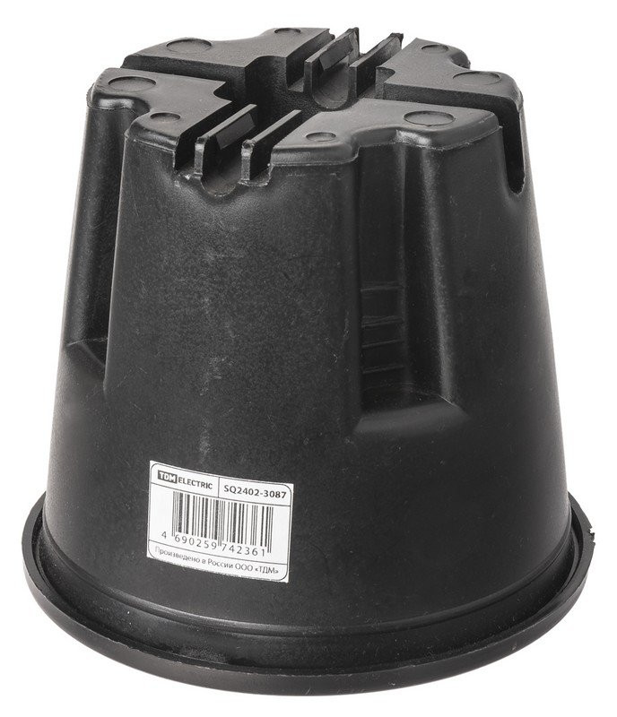 Держатель для плоской кровли крестовой фиксатор для прута Ø8-10мм, без бетона, ПП TDM (SQ2402-3087) Держатель