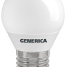 Лампа светодиодная G45 шар 8Вт 230В 4000К E27 GENERICA (LL-G45-08-230-40-E27-G) Лампа светодиодная