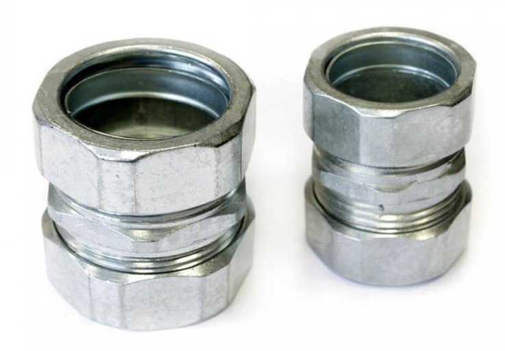 Адаптер цанговый из оцинкованной стали D25мм IP43 (PR08.23873) Муфта цанговая труба-труба