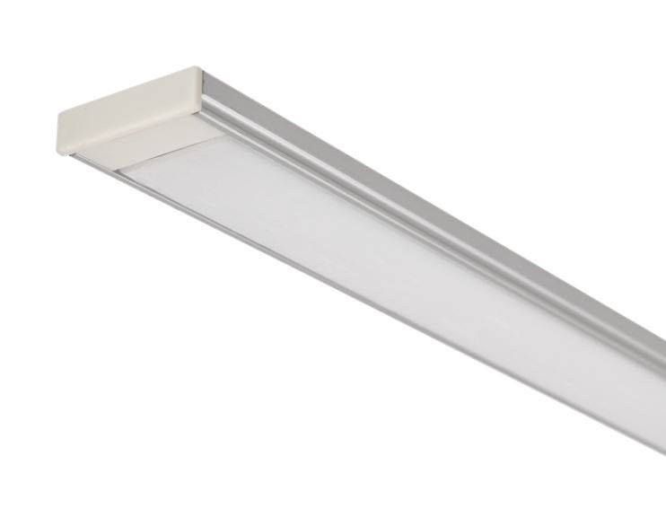 Профиль алюминиевый для LED ленты 2406 2м опал (LSADD2406-SET1-2-V4-1-12) Профиль алюминиевый для светодиодной ленты