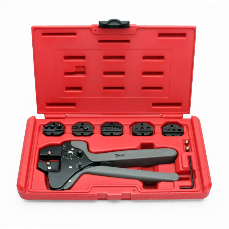 CTF с набором матриц (55922) Пресс-клещи (кримперы) с набором матриц CTF (КВТ)