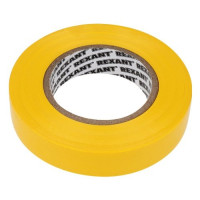 Изолента желтая ПВХ 10х15х0.13мм (KR-09-2002) Лента изоляционная