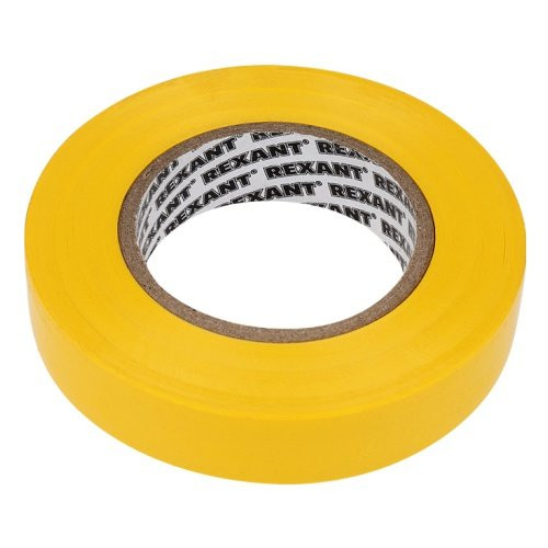 Изолента желтая ПВХ 10х15х0.13мм (KR-09-2002) Лента изоляционная