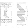 YON MGS125 3P 100-125A 25kA (MGS125M-3TAMF0125) Автоматический выключатель в литом корпусе