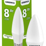 Лампа светодиодная C35 свеча 8Вт 230В 4000К E27 GENERICA (LL-C35-08-230-40-E27-G) Лампа светодиодная