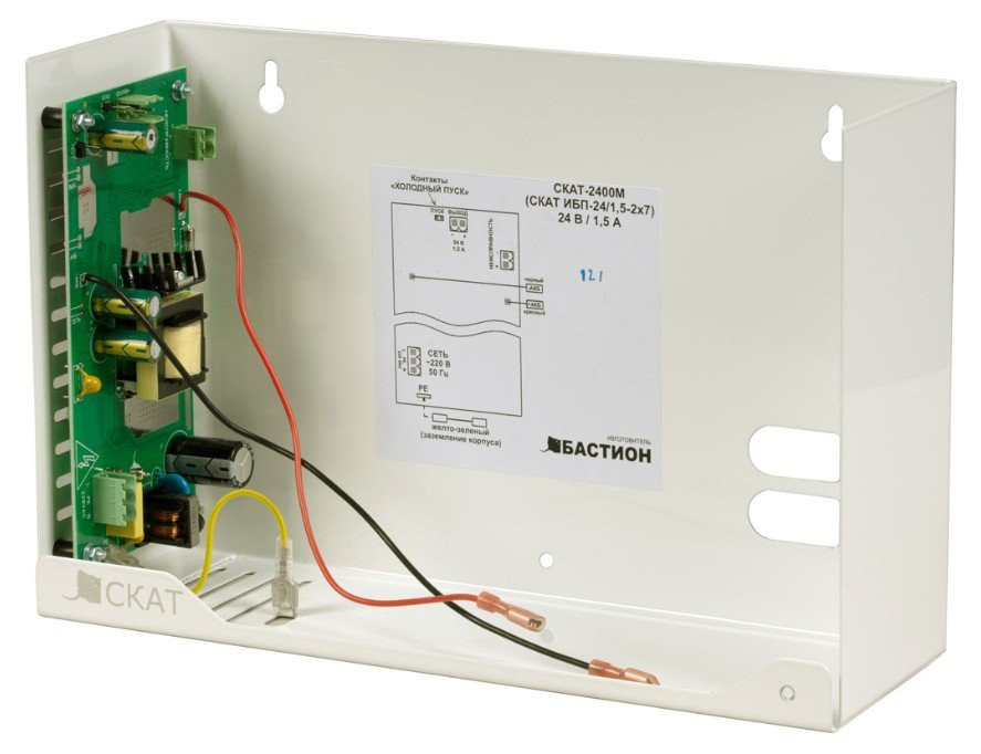 СКАТ-2400М (СКАТ ИБП-24/1,5-2х7) (75) Источник вторичного электропитания резервированный