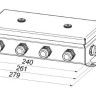 КМ IP66-1224нерж 12 вводов Коробка монтажная общего назначения КМ IP66-1224нерж 12 вводов Коробка монтажная общего назначения