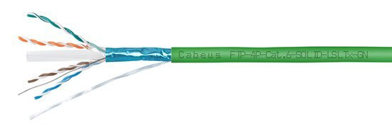 FTP-4P-Cat.6-SOLID-LSLTx-GN (12205c) Кабель «витая пара» (LAN) для структурированных систем связи