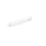 LLED-01-04W-4000-W 4Вт 4000K L314мм (Б0017422) Светильник светодиодный линейный с выключателем