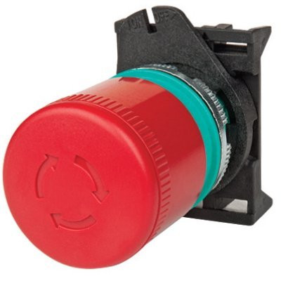 Кнопка аварийная грибовидная поворотная D40 (ABHT1C4N) Кнопка аварийная грибовидная поворотная