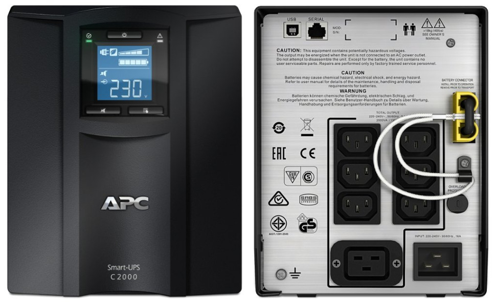 SMC2000I APC Smart-UPS C 2000 ВА Источник бесперебойного питания