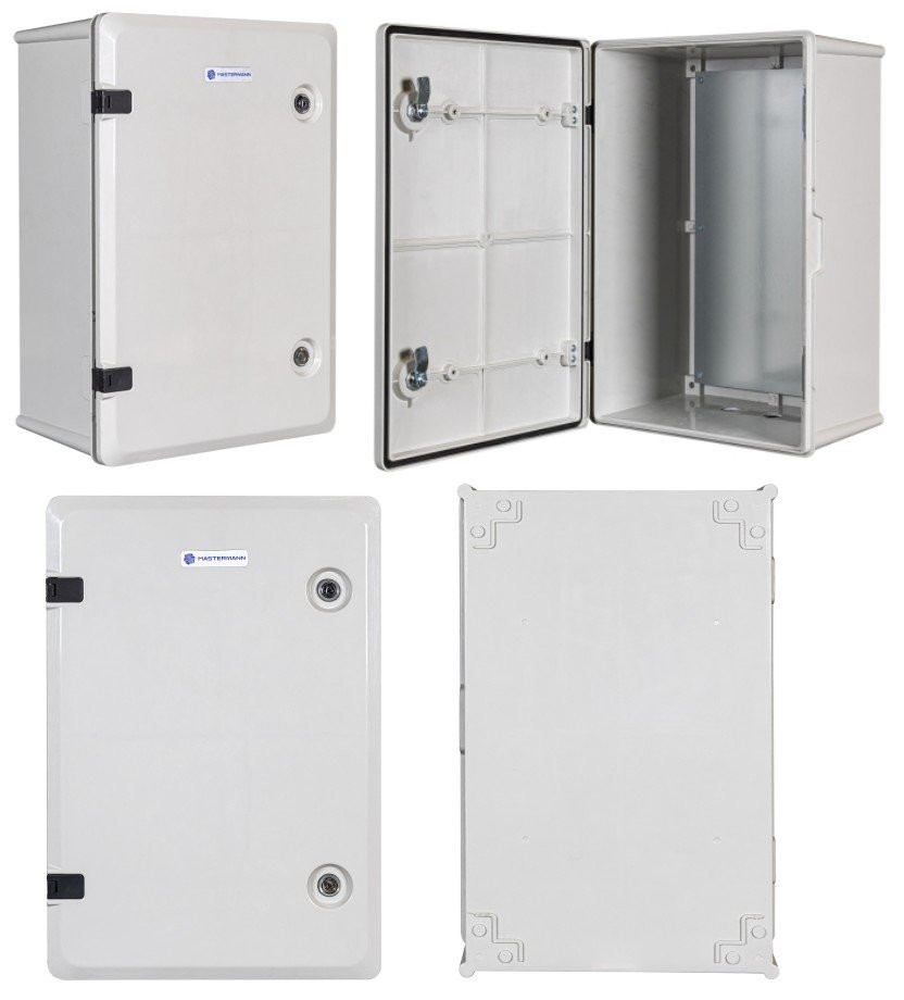 Mastermann-Пластик-3У+ Шкаф монтажный композитный