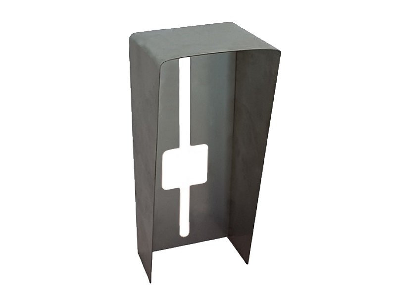 Козырек защитный универсальный 155х78 "Аякс", нержавеющая сталь Козырёк защитный