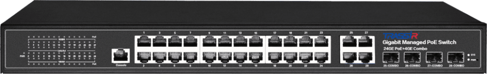 TR-NS24284C-400-24PoE Коммутатор с PoE