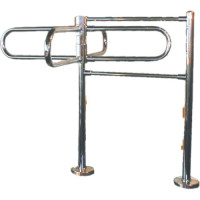 Ростов-Дон Р32М ХРОМ Турникет механический, четырехлопастный, с узкими дугами