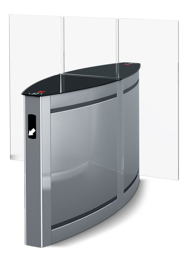 PERCo-STD-02.900 Турникет электромеханический полуростовой