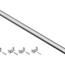 Профиль алюминиевый для LED ленты 1607 2м опал черный (LSADD1607-SET1-2-N1-1-K02) Профиль алюминиевый для светодиодной ленты