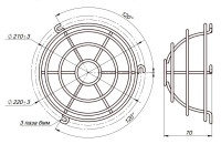Кожух защитный ИП Кожух для защиты пожарных извещателей от механических повреждений