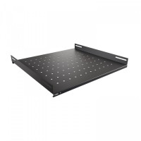 NTSS-FS-600-BL 1U нагр.:60кг. 19" 350мм черный Полка стационарная