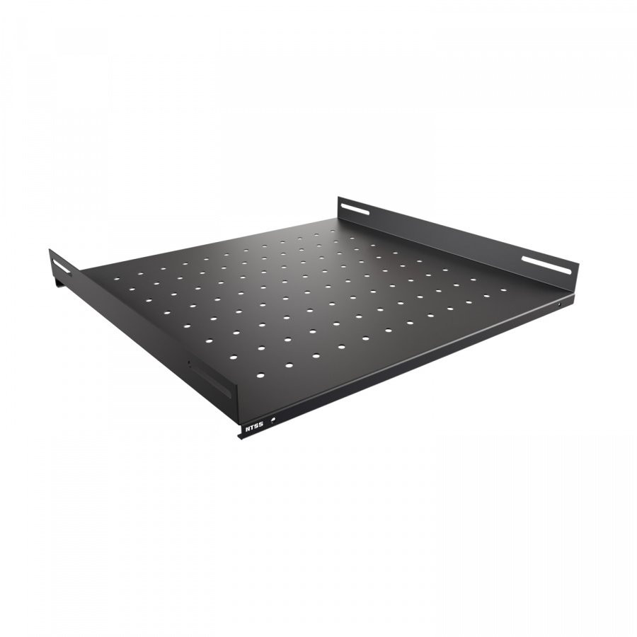 NTSS-FS-600-BL 1U нагр.:60кг. 19" 350мм черный Полка стационарная