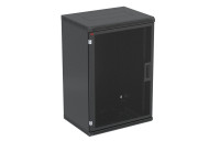 ШТ-НСр-18U-600-350-П-Ч (130411-01334) Шкаф телекоммуникационный 19" настенный 18U